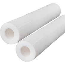 POM Engineering Plastic Tubes, 2 Pack of 500mm Hollow Rods, High Strength Acetal Material for Lathe & DIY Fabrication,22mm*10mm