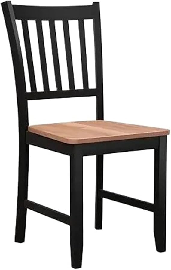 Adjustable Office Computer Chair with Armrest 1pcs No Armrests Wooden Kitchen Dining Chairs Easy to Assemble with Rubber Wood Legs