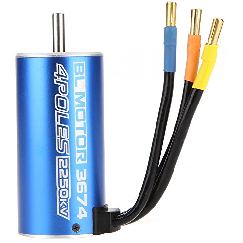 GoolRC 3674 4Poles 2250KV Brushless Motor for RC 18 Truck Car Boat