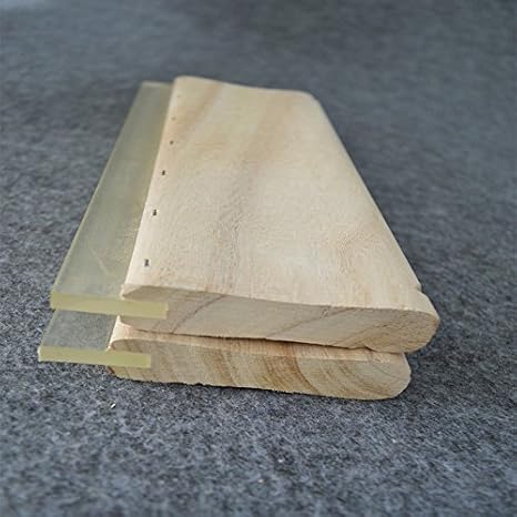 2pcs Screen Printing 13" (33cm) Wooden Ink Squeegee Wider Than Standard