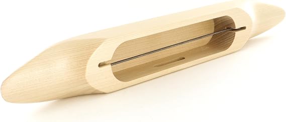 Closed Bottom Boat Shuttle for Weaving, 13 Inch