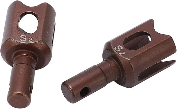 RC Differential Joint Cup, S2 2pcs Steel Differential Connector Cup 29x12mm1.1x0.5in RC Front and Rear Gearbox Joint Cup for ZD Racing 17 EX07 Remote Control Model