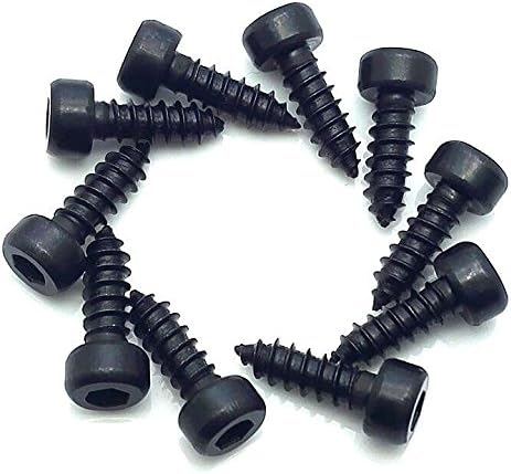 50pcs M2.5 8mm Alloy Steel Allen Hex Socket Head Cap Self-Tapping Screws