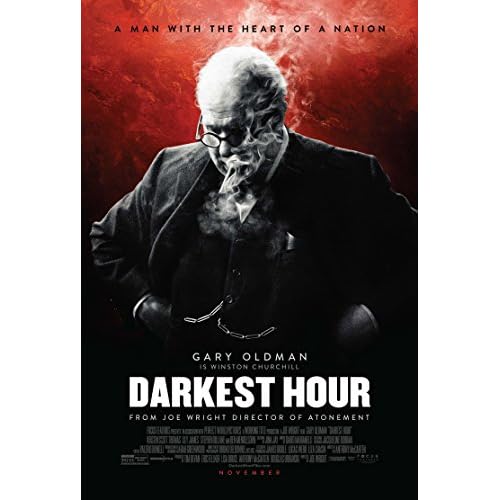 Movie Poster DARKEST HOUR 2 Sided ORIGINAL FINAL 27x40 GARY OLDMAN LILY JAMES