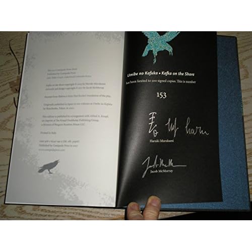Kafka on the Shore A novel Hardcover January 18, 2005