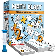 Math Blast! Cool Math Games for Kids 8-12 - Fun Educational Mental Math Game for Home & Classroom - Practice Math the Fun Way