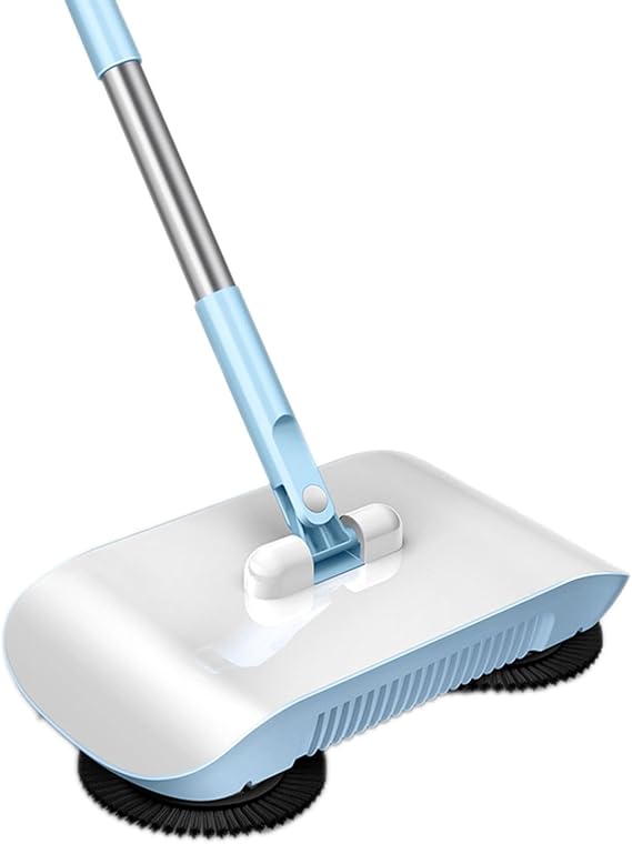 Household Sweeper, Manual Floor Cleaner, 2 in 1 Broom And Mop Hand Push Type Cleaner Dustpan Home Tools