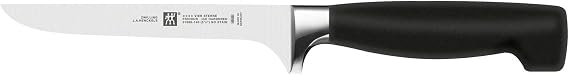 Zwilling Four Star Kemik Sıyırma Bıçağı, Paslanmaz Çelik, Siyah