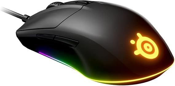 SteelSeries Rival 3 - Gaming Mouse - 8,500 CPI TrueMove Core Optical Sensor - 6 Programmable Buttons - Split Trigger Buttons