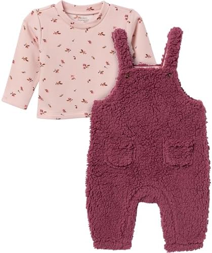 Modern Moments by Gerber unisex-baby 2-piece Microplush Overall Set