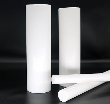 PTFE Rod, 200mm Length Teflon Round Sticks, Wear-Resistant Acid Alkali Resistant, Tetrafluoroidal Cylinder, Length 7.9 Inch (Diameter 35mm, 200mm Length, White, 1)