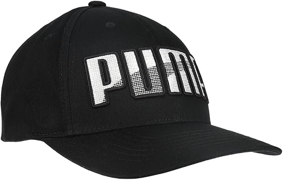 PUMA Ringer Logo Adjustable Snapback Hat Black