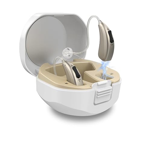 Rechargeable Hearing Aids for Seniors BTE Hearing Aid
