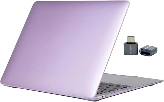 McStorey MacBook Pro 14.2 İnç Kılıf A2442 A2779 A2918 A2992 A3112 A3401 A3185 A3434 A3426 A3427 Uyumlu Kristal Parlak Şeffaf Sert Kapak Hard Case İnce Koruyucu Açık Lila
