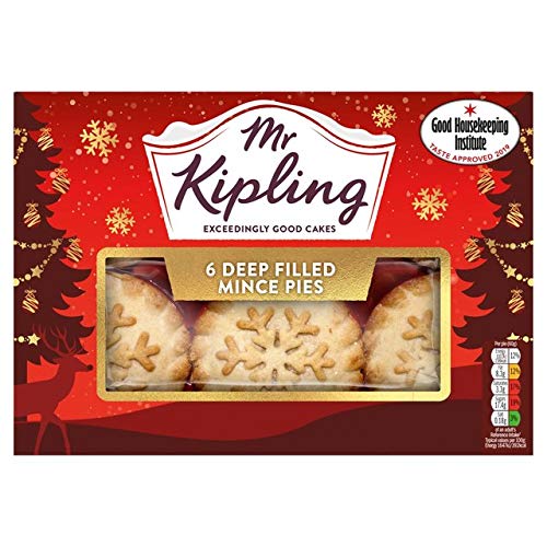 Mr Kipling 6 Deep Filled Mince Pies Pack of 3