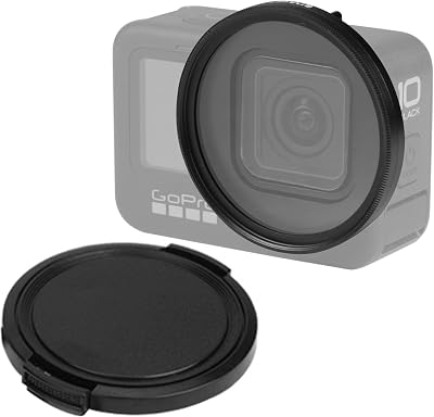 PULUZ 52mm UV Lens Filter Adapter Ring for GoPro HERO11  Hero11 Mini  HERO10  HERO9 Black Camera Lens Adapter Ring Camera Filter Accessories