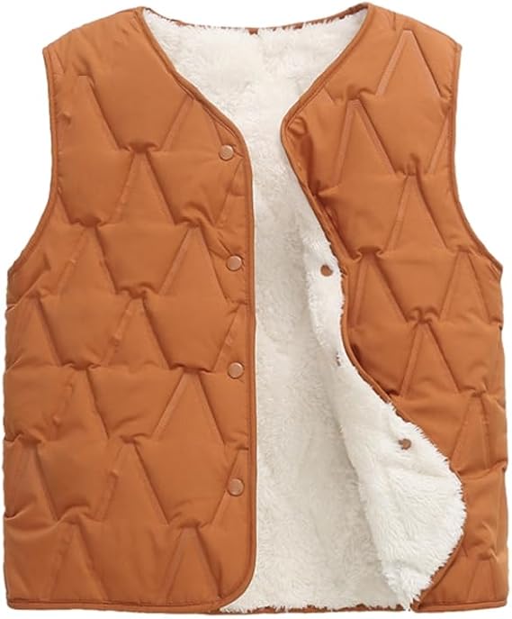 Kids Puffer Vest For Girls Boys Lightweight Sleeveless Jecket Winter Coat Warm Waistcoat