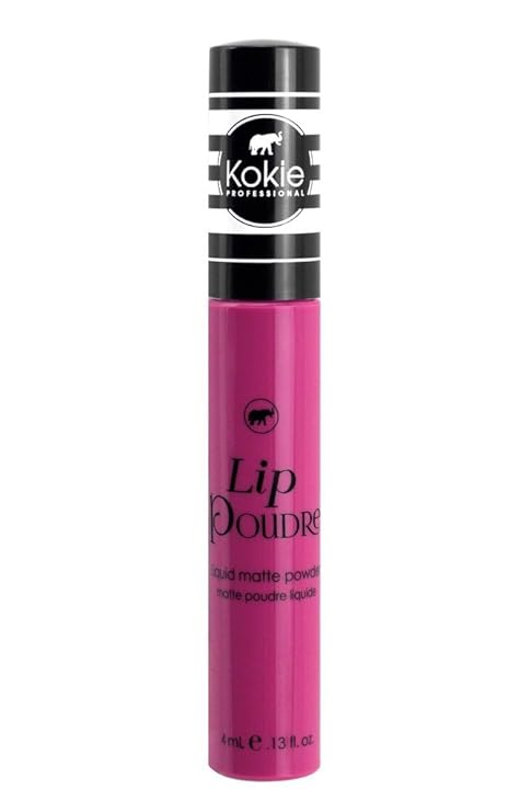 Kokie Cosmetics Lip Poudre Liquid Lip Powder, Charmed, 0.13 Fluid Ounce