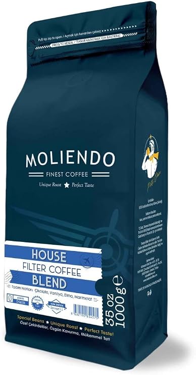 Moliendo Finest Coffee House Blend Filter Coffee (Core) 1000 g