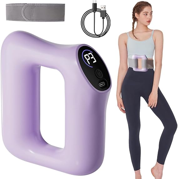 Multifunctional Full-Body Fascia Ring, Fast Fat Burning Yoga Ring Massager, Ergonomic Electric Fascia Massager with 5 Adjustable Modes, Abdominal Massage Tool for Belly Neck Waist Arms Legs