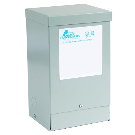 Acme Electric T181066 Buck-Boost Transformer, Single Phase, 240 x 480 Primary Volts - 24/48 Secondary Volts, 750 VA