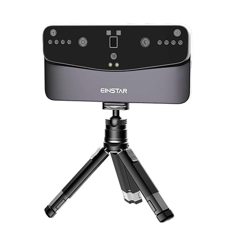 EINSTAR Vega 3D Scanner with Tripod, Portable Wireless 3D Scanner with All-in-one Design, Comprehensive Object Scanning, Support Outdoor Scanning, 32G RAM + 512G SSD, 2K AMOLED Touch Screen