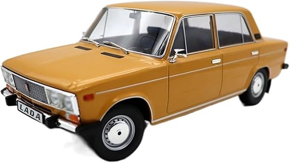 Scale Finished Model Car 1/18 For LADA 2106 1600 70s Classic Sedan Simulation Diecast Metal Car Model Motor Vehicle Adult Collection Miniature Replica Car