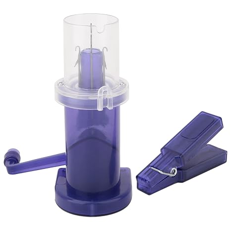 Embellish Knit Machine, Embellish Knit Machine Plastic Manual Spool Knitter Hand Operated Knitting Tool, Weave Cord Mill Machine Household, Icord Knitting Machine for DIY Bracelet Craft