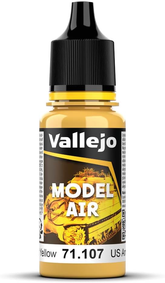 Vallejo Acrylic Paint, US Interior Yellow