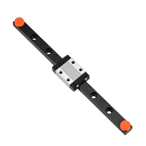 250mm MGN9 Linear Sliding Rail Guide with a MGN9C Carriage Block for 3D Printer and CNC Machine,Black (MGN9C, 250mm)