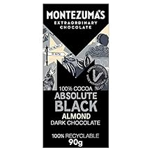 Montezuma's Dark Chocolate Absolute Black with Almonds