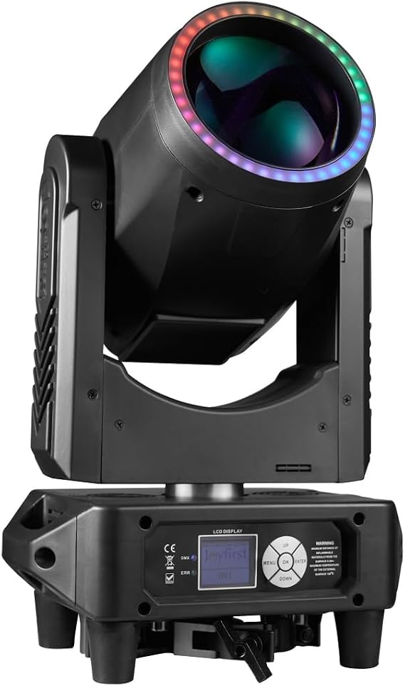 Mini 7R 250W Sharpy Beam Moving Head Light for Wedding Church DJ Disco KTV Bar Event Party Show Effect Wheel (8 Prism+16prism)