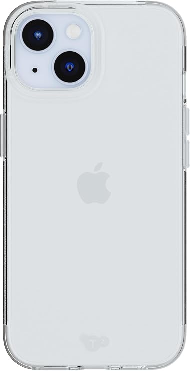 Tech21 EvoLite case for iPhone 15 / 16e - Thin Impact Protection Case - Clear