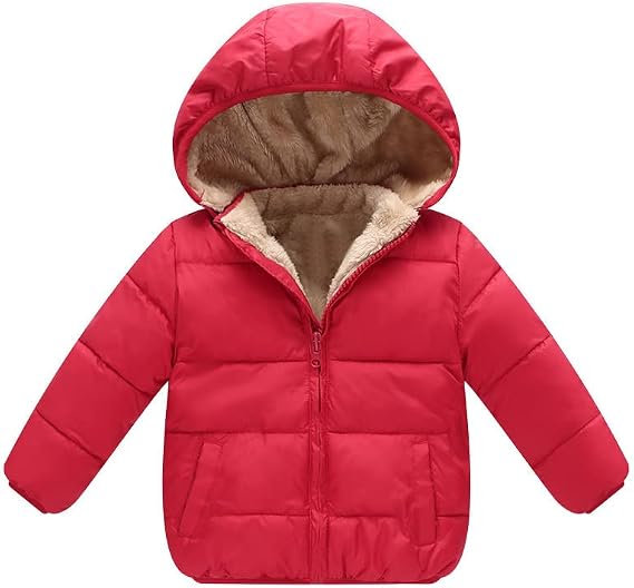 ARTMINE Baby Toddler Boys Girls Winter Down Coats with Hoods, 12M - 5Y