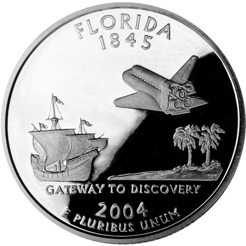 2004-S Silver Proof Florida State Quarter