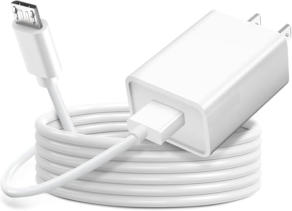 5V Micro USB Charger for eufy Baby Monitor, VAVA, Motorola Babysense Video Baby Monitor