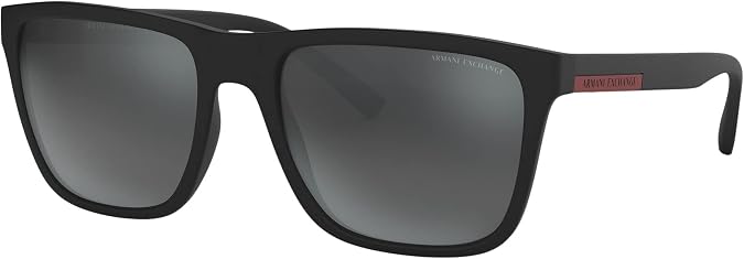 Armani Exchange mens Ax4080s Square Sunglasses