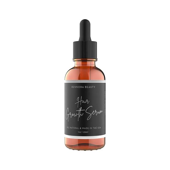 Rennora Hair Growth Serum with Peppermint, Nettle & Rosemary Oil (1 Pack)