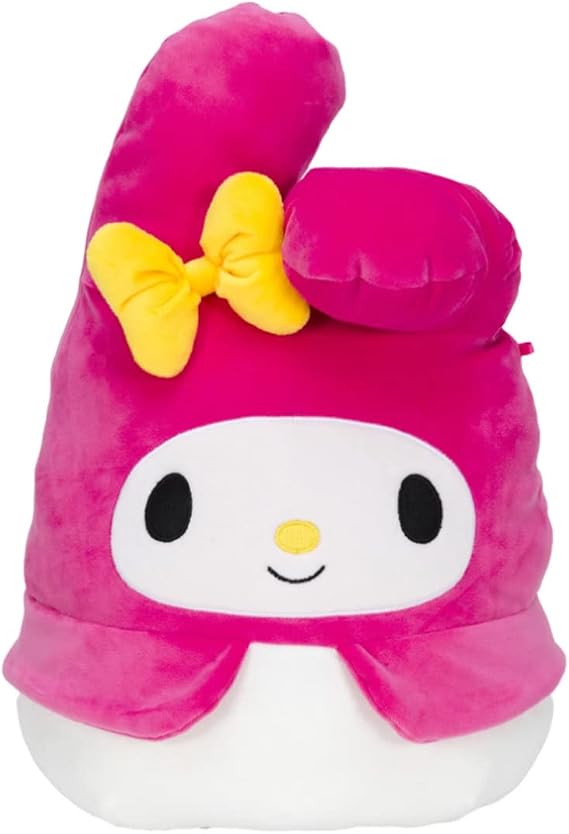 Squishmallow Official Kellytoy Sanrio Squad Squishy Stuffed Plush Toy Animal (Melody (Pink), 7 Inch)