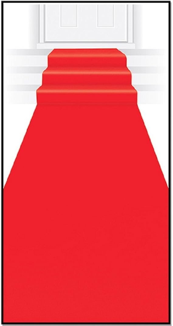 Beistle The Company - RED Carpet Runner 24IN X 15ft - Standard
