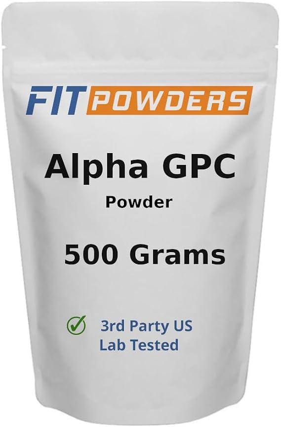 Alpha GPC Powder Supplement (Alpha-GPC Choline Powder) with Scoop (500 Grams)