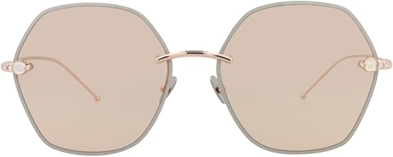 Pomellato Round-Frame Metal Sunglasses