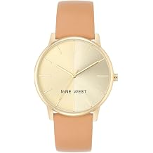 Nine West Women's Gold-Tone Strap Watch