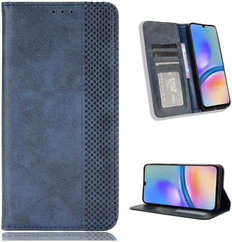 Compatible with BlackBerry Priv STV100-4 STV100-3 STV100-1 V100 STV100-2 Phone Cover,Magnetic Closure Flip Stand Card Slots Wallet Case Blue