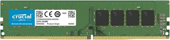 Crucial 16GB, 288-pin DIMM, DDR4 PC4-21300,