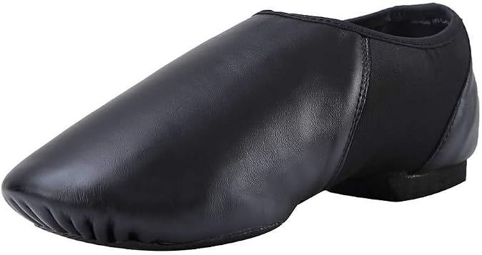 ARCLIBER Leather Slip On Jazz Shoe for Girls (Big Child/Little Child/Toddler)