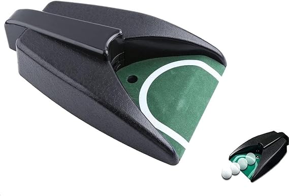Automatic Golf Ball Return Putting Unit, Automatic Return Machine, Golf Training Aid with Automatic Ball Return for Indoor and Outdoor