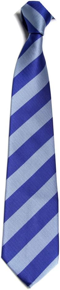 Men's College Tie 7.5CM Narrow Microfiber Woven Necktie Casual Striped Ties