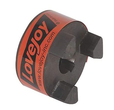 Lovejoy - 68514441464 41464 Size L090 Standard Jaw Coupling Hub, Sintered Iron, Metric, 25 mm Bore, 2.11" OD, 8 mm x 3.3 mm Keyway
