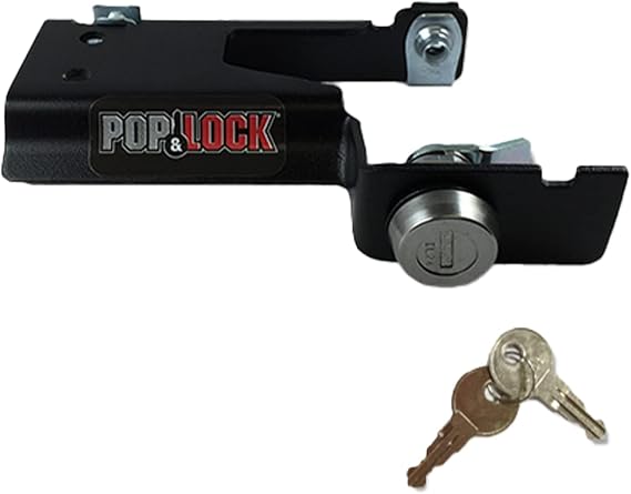 Pop & Lock PL1600 Black Manual Tailgate Lock for Chevy/GMC/Isuzu